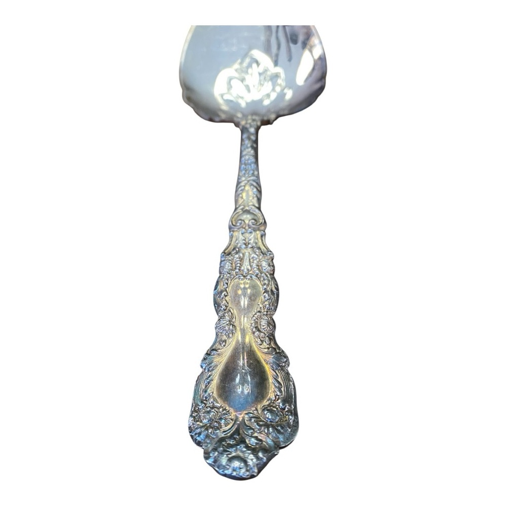 Vintage Gorham Imperial Chrysanthemum pattern pie / pastry server silver plate.